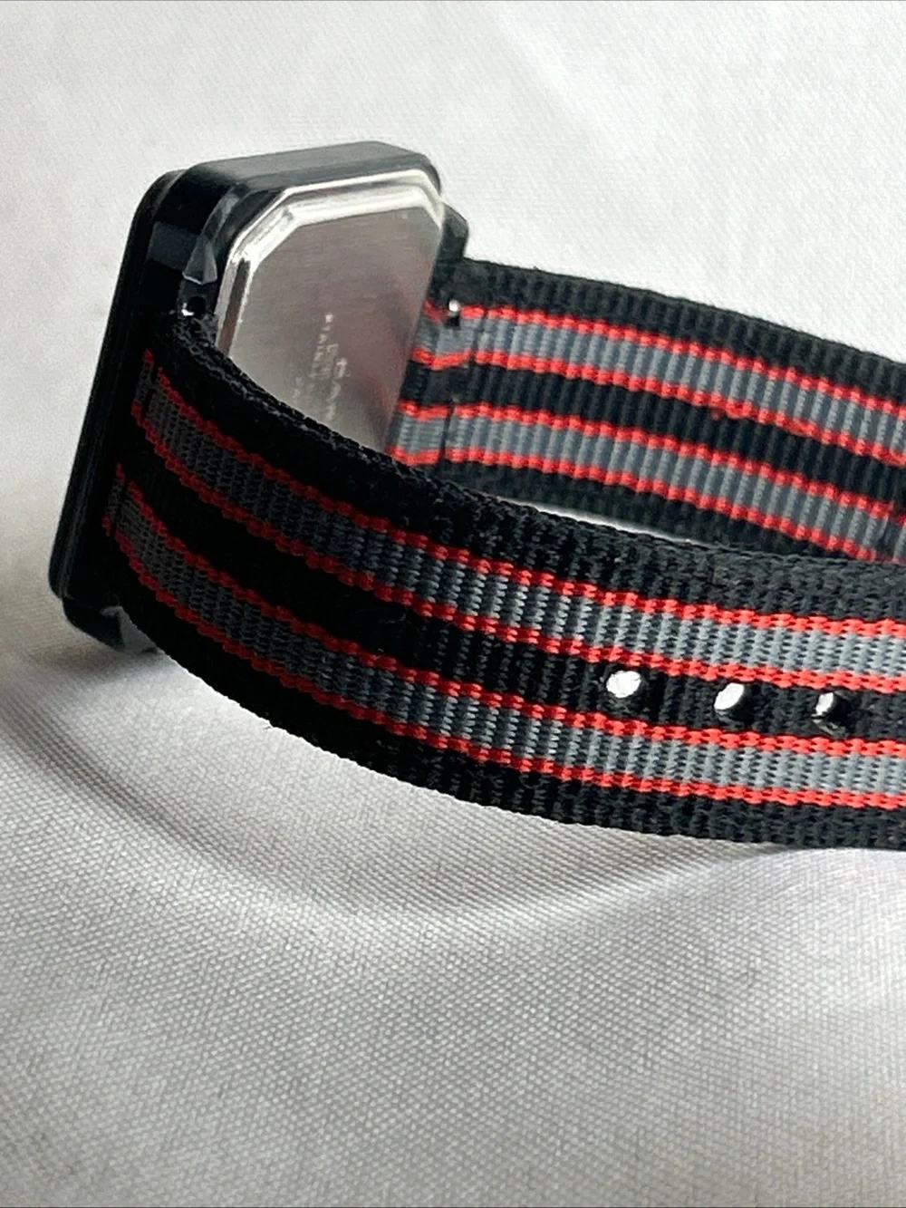 Casio J-50 Jogging Digital Watch - Black with Red Accents
